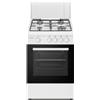 Schaub Lorenz SS450GW Cucina a Gas 50x50 Cm 4 Fuochi a Gas Forno a Gas Bianca