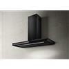 ELICA Cappa a Parete, Linea ADÉLE BL MAT/A/60, 60 cm, Classe Energetica A, Nero Soft Touch + Vetro Nero - PRF0199698