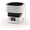 CLEANmaxx Mini lavatrice ideale per i viaggi, lavatrice mobile con 2 programmi di lavaggio e una centrifuga, pieghevole e silenziosa, per fino a 1 kg di biancheria, adatta per campeggio e viaggi