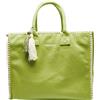 TWINSET Borsa shopper in canvas con ricamo