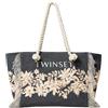 TWINSET Borsa shopper in canvas stampato