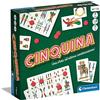 Clementoni - Cinquina, Gioco da Tavolo di Tombola e Carte Napoletane per Bambini 6+ Anni e Adulti, 2-10 Giocatori, Made in Italy, Lingua Italiana, 16829