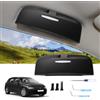 LUWU Porta occhiali da sole auto per Vw Golf 8 ID.3 ID.4 Passat b9 /Cuprα Born/Skodα Enyaq iV/Octavia 4 / A-UDI Q4 e-tron 2020-2025 2026, Golf 8 GTI GTE GTD MK8 Interni scatola per occhiali accessorio
