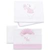 ITALBABY - Kit 4 Pezzi Lenzuola Letto Piquè