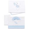 ITALBABY - Kit 4 Pezzi Lenzuola Letto Piquè