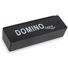 Cayro - Domino - Dai 6 Anni in su - Modello Base - Giochi da Tavolo per Bambini e Adulti - Con Scatola di Plastica Nera per Conservare i Pezzi - da 2 a 4 Giocatori