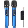 High-Quality Per Microfono Wireless UHF Professionale Affidabile Funzionamento Doppio Canale