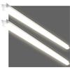 ALUSSO 2x Plafoniera da Officina 120CM,36W 4320LM Tubo Led Impermeabile IP65 Bianco Naturale 4000K Plafoniere LED per Garage Ufficio Cantina Cucina Supermercato Bagno Seminterrato