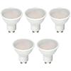 ZONE LED Set di lampadine LED GU10, non dimmerabili, 10 W, bianco freddo 6500 K, 70 W, equivalenti a 1000 lumen, angolo di fascio, spot, lampadina (confezione da 5)