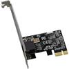 VENEKA Scheda di Rete PCIE A RJ45 Convertitore PCI Express RJ45 da 10/100/1000 Mbps Adattatore LAN Ethernet Gigabit PCIe per PC Desktop