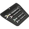 Wera 05073295001 6000 Joker 4 Imperial Set 1, Kit con chiavi combinate a cricchetto, in pollici, 4-teilig