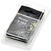 Sbirulino Amo Sbirulino T107 Curva Dritta per la Pesca alla Trota - Microardiglione, Punta Alta e Paletta, Nichelato - Blister da 15 Ami - Made in Japan (Size #4 - Blister singolo)