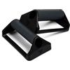 GORNATION Maniglie per Flessioni, Barre per Push Up, Parallele per Fitness, Leggere e Trasportabili, Grip in Silicona, Base Stabile e Antiscivolamenti, Attrezatura di Calisthenics (Grigio Scuro)