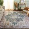 Safavieh Tappeto Angosciato Rug Ideale per aree ad alto passaggio - Lavabile in Lavatrice e Antiscivolo - Arizona Collection, A Pelo Corto, in Verde e Marrone, 244 X 305 cm