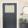 NICETOWN Tende oscuranti per porte, finestre, per porte e finestre, isolamento termico, per camper, uso da viaggio, piccola mantovana per cucina, 61 x 45 cm, beige, 1 pannello