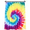 InterDesign iDesign Tie Dye Tenda Doccia, Tessuto, Multicolore, 180x0.2x180 cm