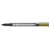 Pentel Pointliner Colour S40 - Penna a punta fine, 0,4 mm, colore marrone dorato (12 pezzi)