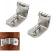 Bustlwor 2 Pezzi Lucchetto pesante a 90 gradi, Acciaio Inox Chiavistello, per Camera da Letto, Armadio, Cassetto, Argento