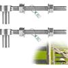 SUPAWAY 2 Pezzi Cerniere a Bullone Regolabili M12 x 150mm, Cerniera a Bullone J in Acciaio Inox 304 per Porte da Fattoria, Cancello da Giardino, Cancello in Legno, Ingresso, con Dado