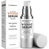 HealthyDerm Siero super vitamina C per donne sopra i 70 anni: vitamina C, acido ialuronico, vitamina E, caffeina, idratante, lifting, rughe del viso e riduzione delle macchie dell'età