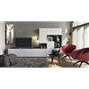 Decor Space Decorspace Parete attrezzata per soggiorno porta TV con ripiani ed ante Bianco 280 cm Made in Italy
