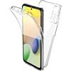 TBOC Cover Compatibile con Xiaomi Redmi Note 11 [6.43] - Custodia [Trasparente] Completa Copertura Integrale [Silicone TPU] Protezione Totale [360 Gradi] Full Body Anteriore Posteriore Sottile