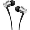 1More E1009 Piston Fit Auricolare In-Ear Ergonomico Universale Stereo a Filo con Telecomando e Microfono per Apple Iphone Ipod Ipad,Android Smartphone,Tablet,MP3(Argento)