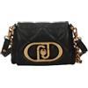 Liu Jo Jeans LIU JO Borsa a tracolla comoda, versatile dal tessuto trapuntato matelassé, con chiusura con patta calamita. Presenta tasche interne di cui una con zip. Dispone di due tracolle, una a catena color oro