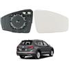 Hebstw Lato destro riscaldato Specchietto retrovisore Per Tiguan 2017 2018 1 PZ Porta Ala Side Mirror Vetro Riscaldato Con Piastra di Supporto Lato Passeggero Vetro Bianco Porta Anteriore Retrovisore