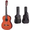 Yamaha CS40II Chitarra Classica 3/4, Chitarra in Legno, 6 Corde in Nylon, Naturale & CAHAYA Custodia Chitarra Borsa per Chitarra Classica o Chitarra Acustica Impermeabile in Tessuto Oxford (Nero)