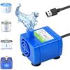 Bacxzomx Pompa Fontanella per Gatti, USB Pompa di Ricambio Fontanella Gatti, Ultra Silenziosa, Pompa Acqua per Fontanella Gatto, Motore Fontanella per gatti