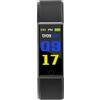 Celly TRAINERTHERMO, Smartwatch Fitness, Orologio Smartwatch Donna e Uomo con Display LCD 0.96'', Fitness Tracking, Cardiofrequenzimetro, Monitoraggio Temperatura, Compatibile con iOS e Android