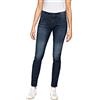 Replay Luzien Powerstretch Denim Jeans, 007 Dark Blue, 2330 Donna