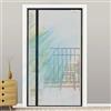 SCREEN DOOR Zanzariera Magnetica per Porta 115x225cm | Zanzariera Reversibile con Apertura a Sinistra/Destra, Accesso Facile, Protezione Insetti - Nero