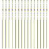 HUAZIZ 15 Pezzi 100mm Pre Cablato Striscia 2835 LED SMD, Modellismo LED, Luce Autoadesiva 12-18V, Giallo