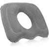 Bcuuozeeing Cuscino gonfiabile a ciambella, ortopedico, ideale per coccige, prostata, sciatica, ferite da letto, emorroidi, per casa, ufficio, auto, grigio