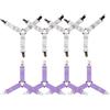 Hinapan 8 tenditori per lenzuola, triangolari, regolabili, con clip metalliche, fermagli antiscivolo, per lenzuola, cuscini, tovaglie