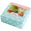 jiuzcare Scatole Per Dolci 15 Pezzi Scatole Per Biscotti Scatole Per Pasticcini Scatola Quadrata Per Dolci Scatole Per Torte Scatole Carta Per Biscotti Scatola Per Cupcake Box Cartone, Snow & Caricare 4 Torte