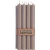 Nordring Confezione da 8 candele coniche rustiche, 2,2 cm x 25 cm altezza, grigio caldo