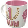 Nostalgic-Art Tazza da caffè retrò Word Up - Number 1 Mum - Idea Regalo per Mamma, 330 milliliters, in Ceramica, Design Vintage