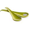 Omada Design Posate da Insalata 28 cm, Antibatteriche, Leggere, Colorate, Stile Moderno, Lavabili in Lavastoviglie, Made in Italy, linea Sanaliving