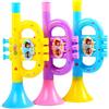 BSTCAR 1 giocattolo musicale tromba, giocattolo portatile per bambini, giocattolo per tromba, carino mini trombe musicale, giocattolo educativo, per bambini, colore casuale