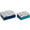 DKD Home Decor Set di scatole impilabili, Estándar