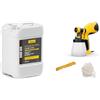 Wagner Bundle of WAGNER colorata per esterno DARK OAK + Wagner Pistola a Spruzzo Wood&Metal Sprayer W 100, per Smalti e Velature- Ambiente Interno/Esterno, Resa 5 M²-12 Min, Capacità 800 Ml, 280 W
