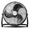 OZAVO Ventilatore a Tavolo Industriale in metallo, 3 Velocità, Potente 50W, Air Turbo per una Ventilazione Efficace per Soggiorno e Ufficio, Nero