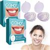 Ruioomeep Protesi dentarie a clip, kit di riparazione con guida in silicone - per protesi dentali Bikenda, denti a scatto e protesi dentarie complete (2 pezzi)