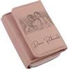 Jeweidea Portafoglio Donna Portafoglio Personalizzato con Foto e Nomi Incisi Portafoglio Donna Piccolo con Carte di Credito Scomparto per Monete Regali per Mamma Regali per Festa Della Mamma (Rosa)