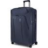 Thule Crossover 2 valigia grande da 110 litri (superficie morbida, chiusura a chiave, trolley, spinner carry-on, 4 ruote robuste) Blu
