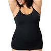 TTPSRY Canottiere Modellante da Donna Contenitiva Corsetto Waist Trainer Snellente Body Slamming Canotte Reggiseno Integrato Camiciola Senza Cuciture Contrôle du Ventre Traspirante Tank Top (Nero, L)