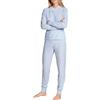 Calida Sogni Eleganti Set di Pigiama, Semitrasparente, Harmony Blue, XS Donna
